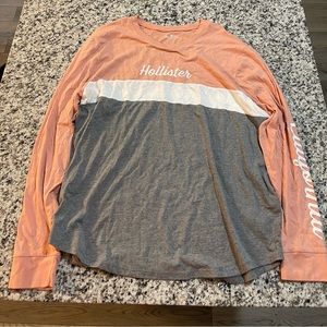 Womens Hollister long sleeve graphic tee